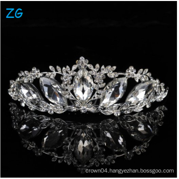 Bulk Princess Rhinestone Tiaras Girls Crystal Pageant Tiara Crown